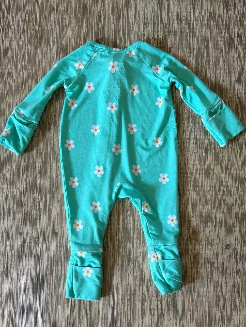 NWOT Silks Design Infant Romper in Neon Flowers